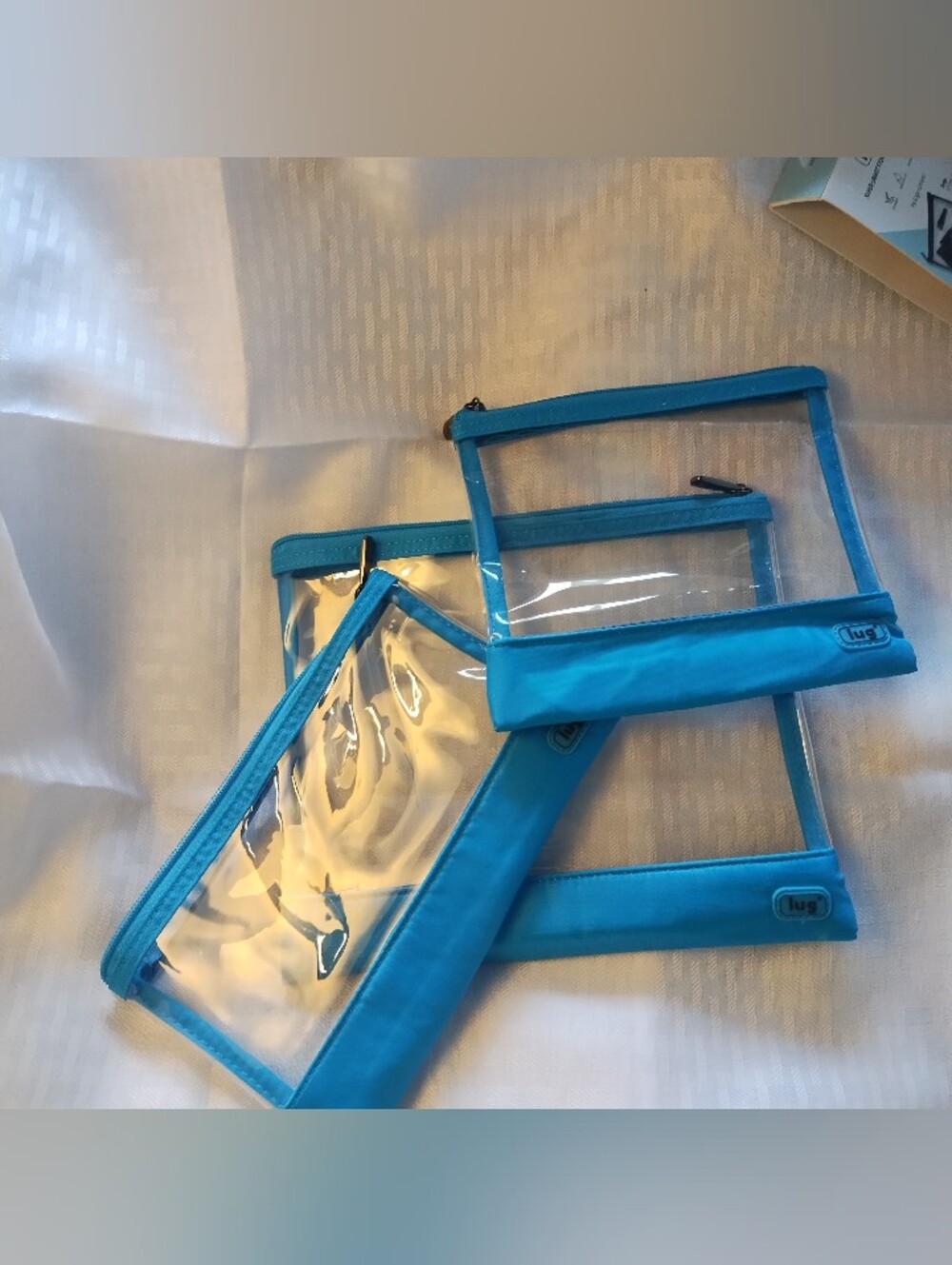 NWT Lug Clearview 3pc Set In Sky Blue